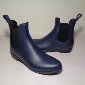 Sam Edelman TINSLEY Matte Blue Rubber Rain Boots - Sz: 9